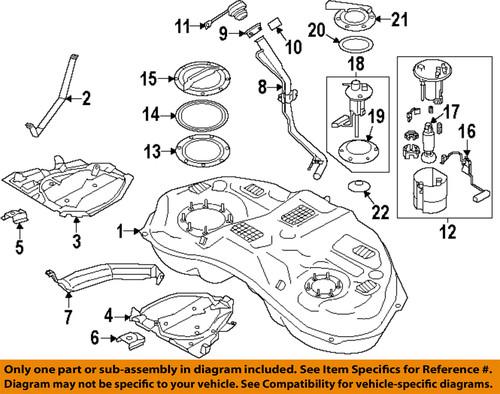 Subaru oem 42031fj000 fuel tank cap