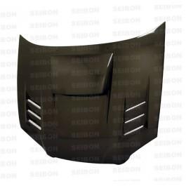 Seibon cwii-style carbon fiber hood for 2004-2005 subaru impreza/wrx/sti