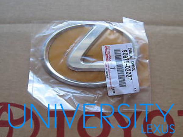 New oem original equipment 2004-2009 lexus rx330/rx350 rear emblem badge "l"