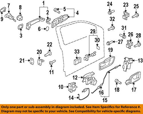 Volkswagen oem 5n0837868b front door-retaining bracket