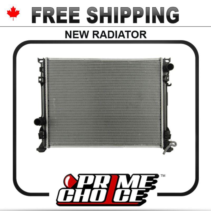 New direct fit complete aluminum radiator leak tested rad 2.7l-3.5l-5.7l-6.1l