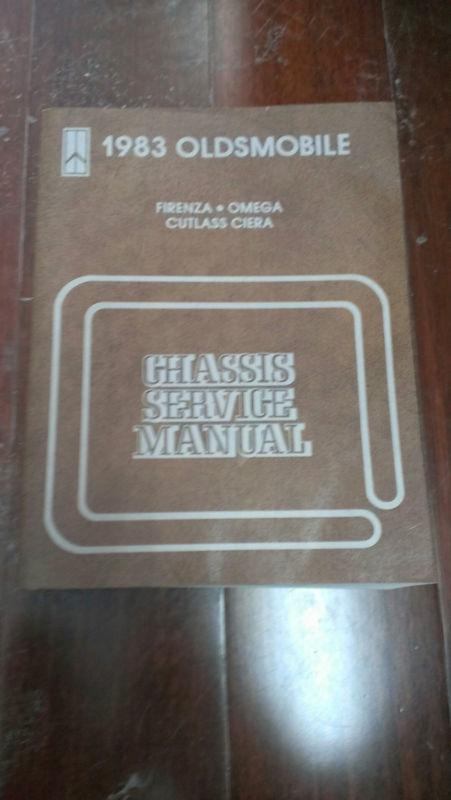 1983 oldsmobile chassis service manual firenza omega cutlass ciera