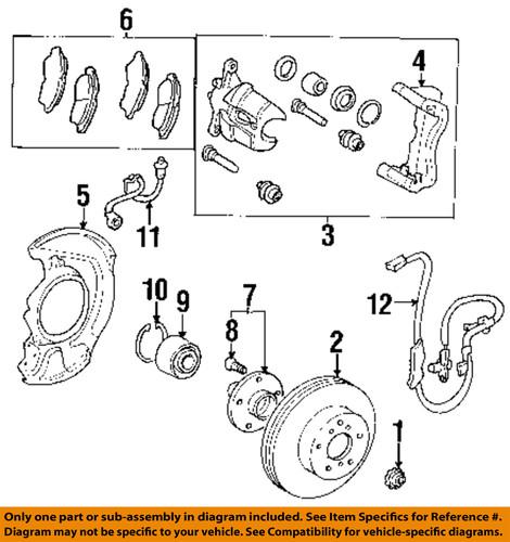 Toyota oem 4772133160 brake caliper bracket/disc brake caliper bracket