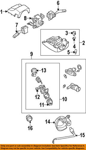 Mazda oem eh4766122 combination switch/switch, multi-function/combination