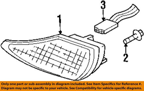 Pontiac gm oem 10301404 park/turn lamp