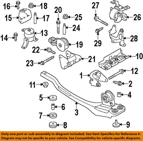 Ford oem 5l8z6038ba engine & transmission mounting-transmission mount