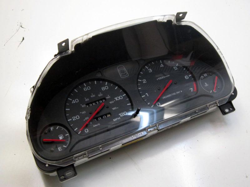 Oem 1995-1999 subaru legacy 2.5l awd auto speedometer gauge cluster 125,796k