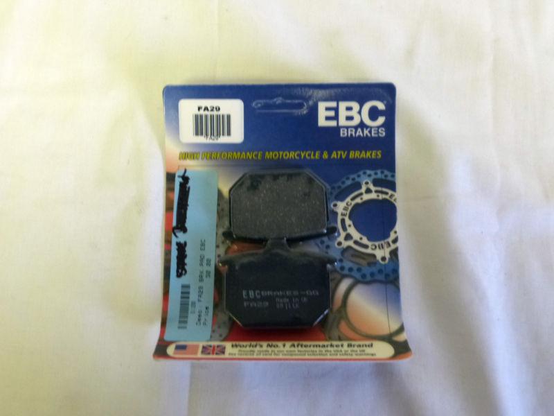 Brand new nos ebc - fa29 - organic kevlar brake pads