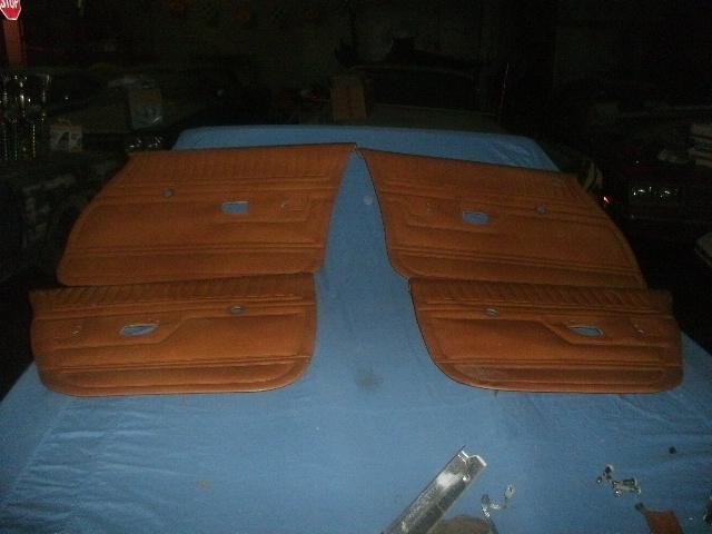 1976 77 78 79 80 volare aspen set of brown door panels from a 4 door