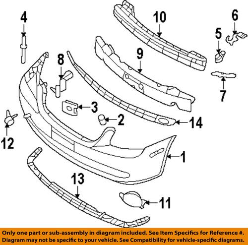 Kia oem 865152g000 front bumper-tow eye cap