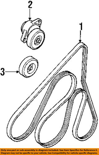 Ford oem 4l5z-8620-ea serpentine belt/fan belt/serpentine belt