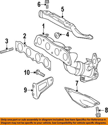 Toyota oem 1714137150 exhaust manifold