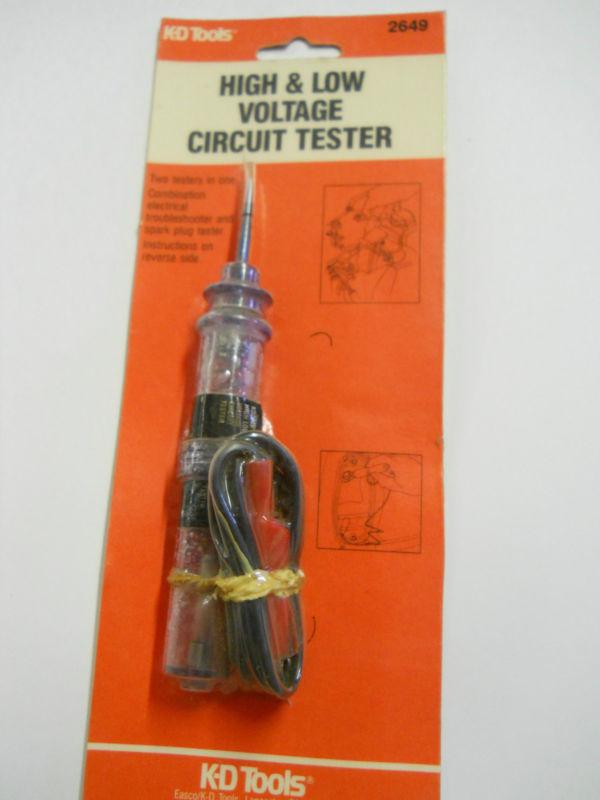 Kd tools 6v and 12v circuit and spark plug tester - kd tools #2649