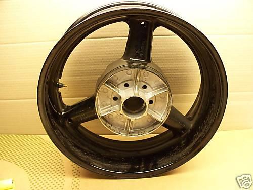 2006 suzuki gsx1300r hayabusa busa rear wheel black 17 x 6.00 *b272