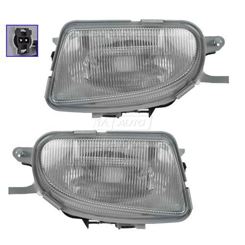 Mercedes benz clk slk e-class front fog driving lights lamps pair set of 2