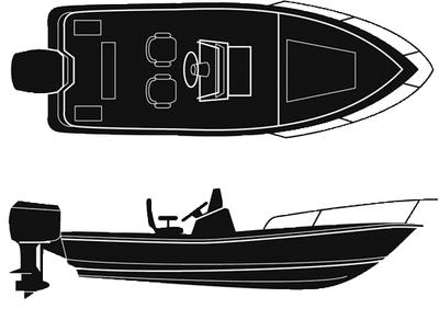 Seachoice 97781 19'6 v-hull ctr con boat cove