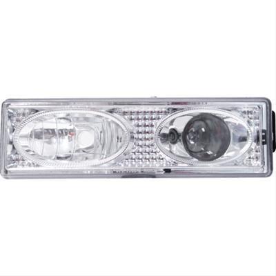 Matrix projector headlamp sets 1988-1998 chevrolet c/k 1500 chrome housing