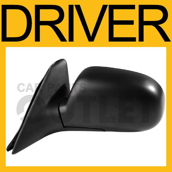 93-97 toyota corolla power remote side mirror non heat flat glass manual fold lh