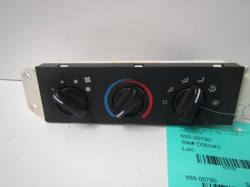 99 00 01 02 03 04 05 jeep wrangler temperature control lhd w/o ac 121226