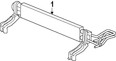 Buick 22792865 genuine oem factory original p/s oil cooler