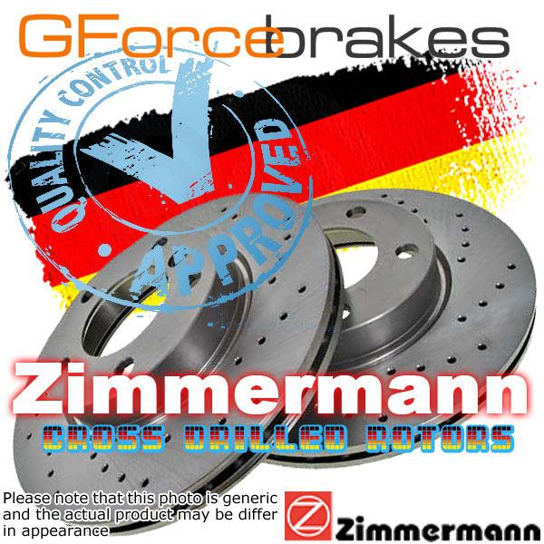 Zimmermann f+r drill rotors for (2004 - 2007) bmw e60 525i (made in germany)