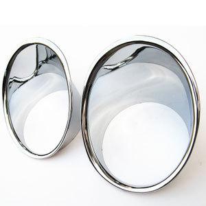 Chrome front fog light lamp cover trim 2pcs fit subaru forester 09-12