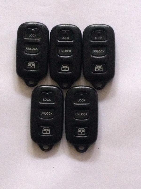 Hyq12bbx  lot of 5 *rear window* toyota 4runner sequoia remote fobs. very good1