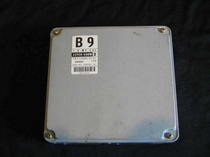 1999 - 2000 geo chevy metro  b9 ecu ecm computer 1.0 3 cyl b9 33920 50gm0