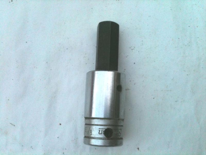 Snap on 1/2" drive 9/16" hex allen socket driver sa18a 