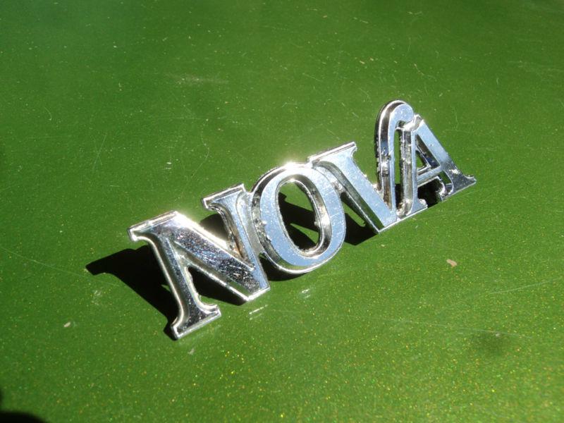 1975 75 76 77 78 79 chevrolet nova rear panel emblem