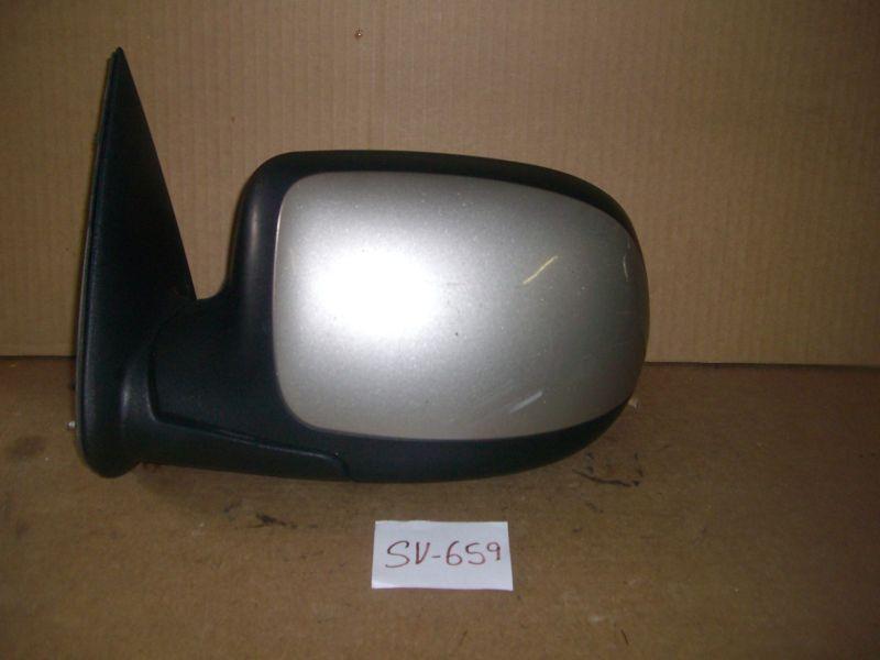 01-06 suburban tahoe yukon avalanche left hand lh drivers side view mirror