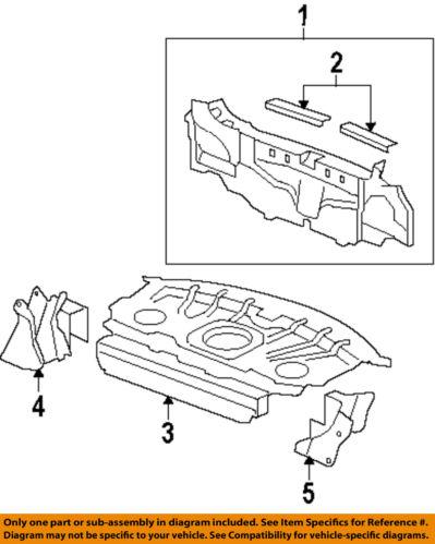 Honda oem 66550ta0a00zz rear body-gusset