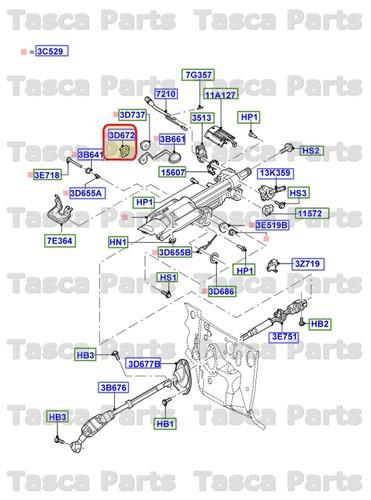 New oem steering column tilt lever retainer ford lincoln mercury #4l2z-3d672-aa