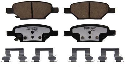 Perfect stop ceramic pc1033a brake pad or shoe, rear