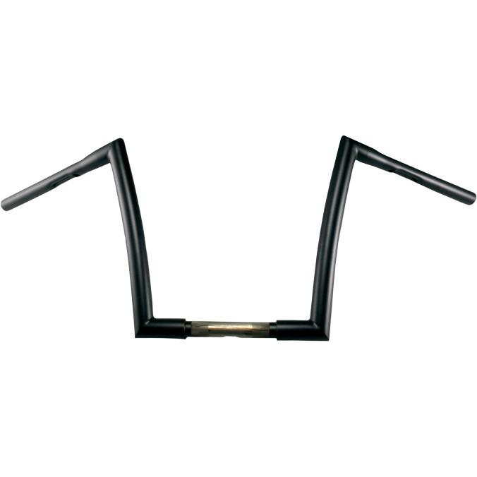 Todd's cycle tsb12-3 1-1/4" strip bars 12" flat black harley fltr, flhr, flst