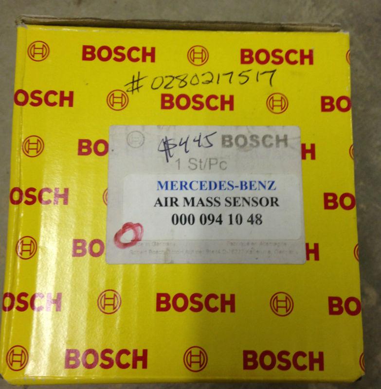 New mercedes benz mass air flow sensor 0280217517 bosch 000 094 10 48