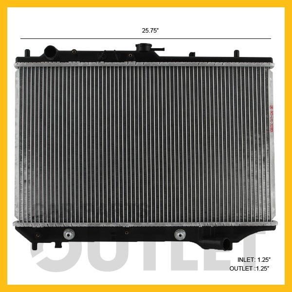 90 91 92 93 94 mazda 323 1.6l 1.8l radiator m/t new 1990-1994 manual only