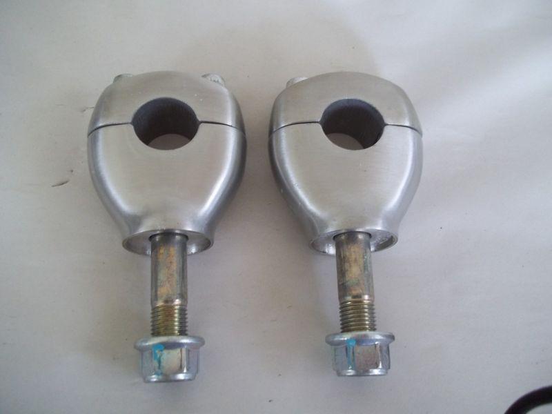 Harley aluminum  risers fatboy dyna sportster models exc