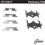 Centric parts 117.91017 rear disc hardware kit