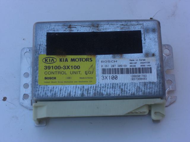 Sportage ecu ecm engine control computer 01 02 0 261 207 309 39100-3x100 egi