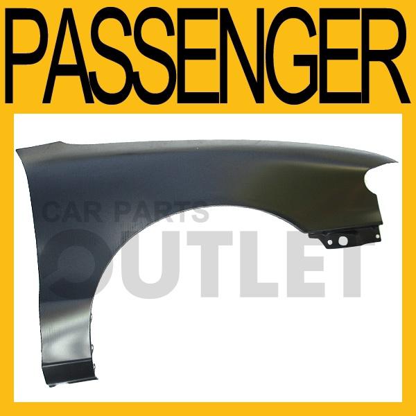 Primed fender r/h for 1995-1999 hyundai accent gls 4dr 