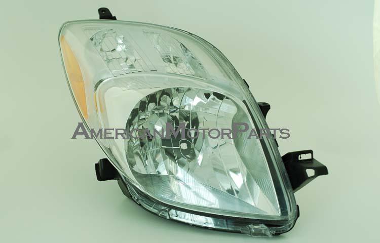 Right passenger side replacement headlight 07-08 toyota yaris 3dr - 8113052611