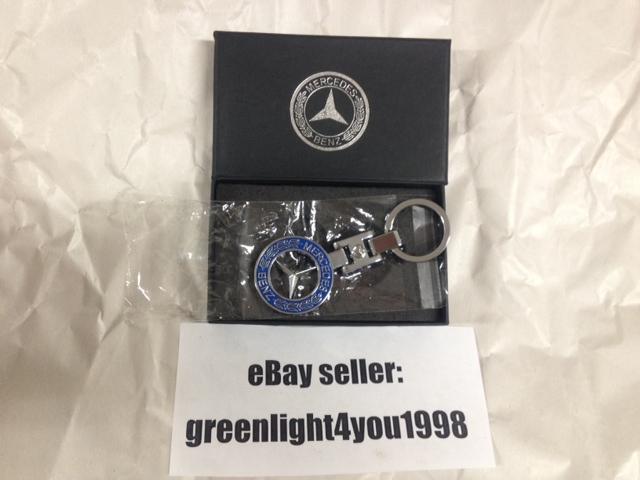 New with box mercedes-benz double-sided key chain 2 day get