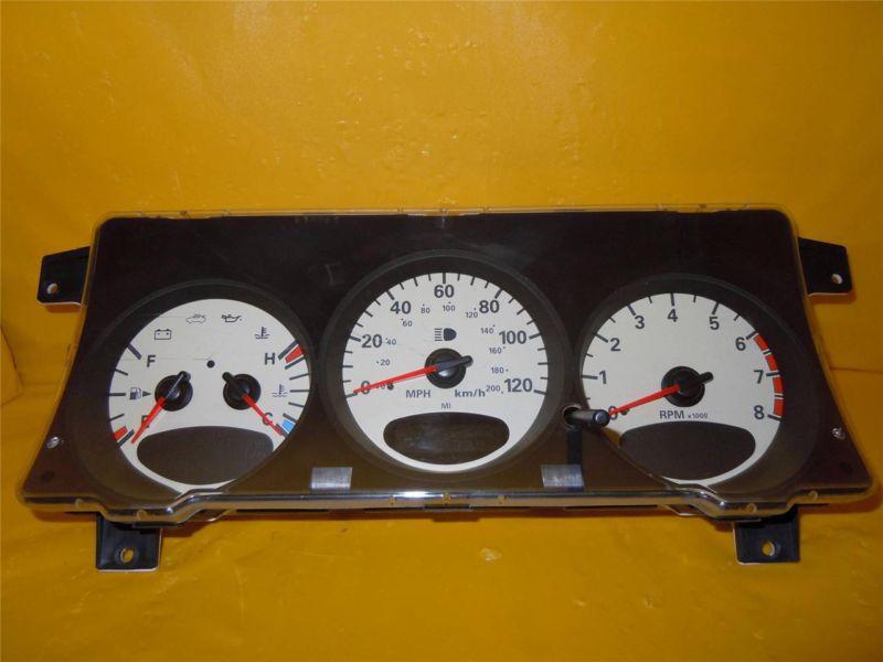 02 pt cruiser speedometer instrument cluster dash panel gauges 86,082