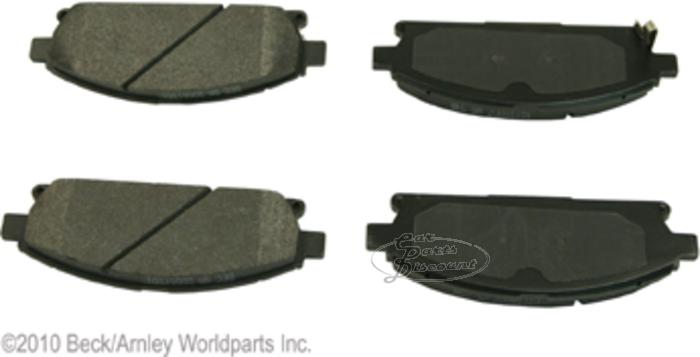 Beck arnley disc brake pad