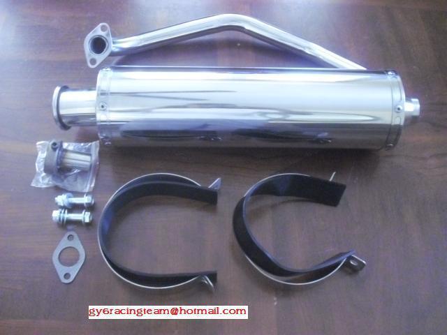 Scooter 150cc gy6 racing performance round exhaust