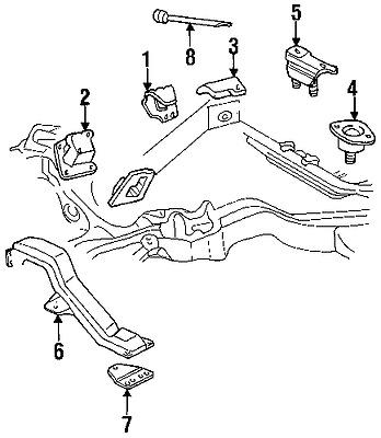 Gmc 15138296 genuine oem factory original mount