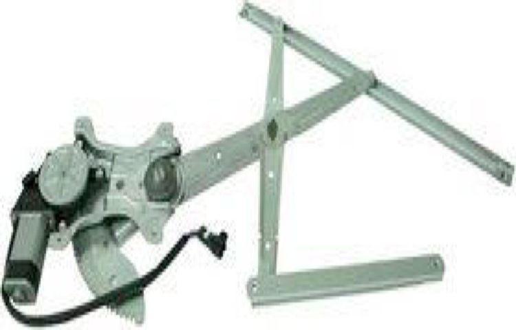 Power front window regulator with motor warranty - pair