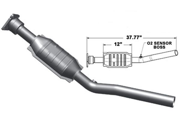 Magnaflow catalytic converters - 49 state legal - 93266