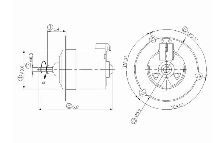 Radiator cooling fan motor 92-94 ford tempo 92-94 mercury topaz l4 f23z8c607c